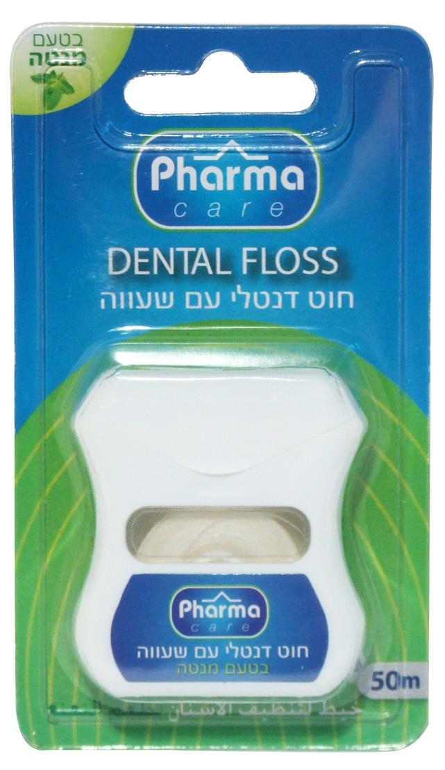 פארמה קאר חוט דנטלי מנטה 50 מטר-pharm2u