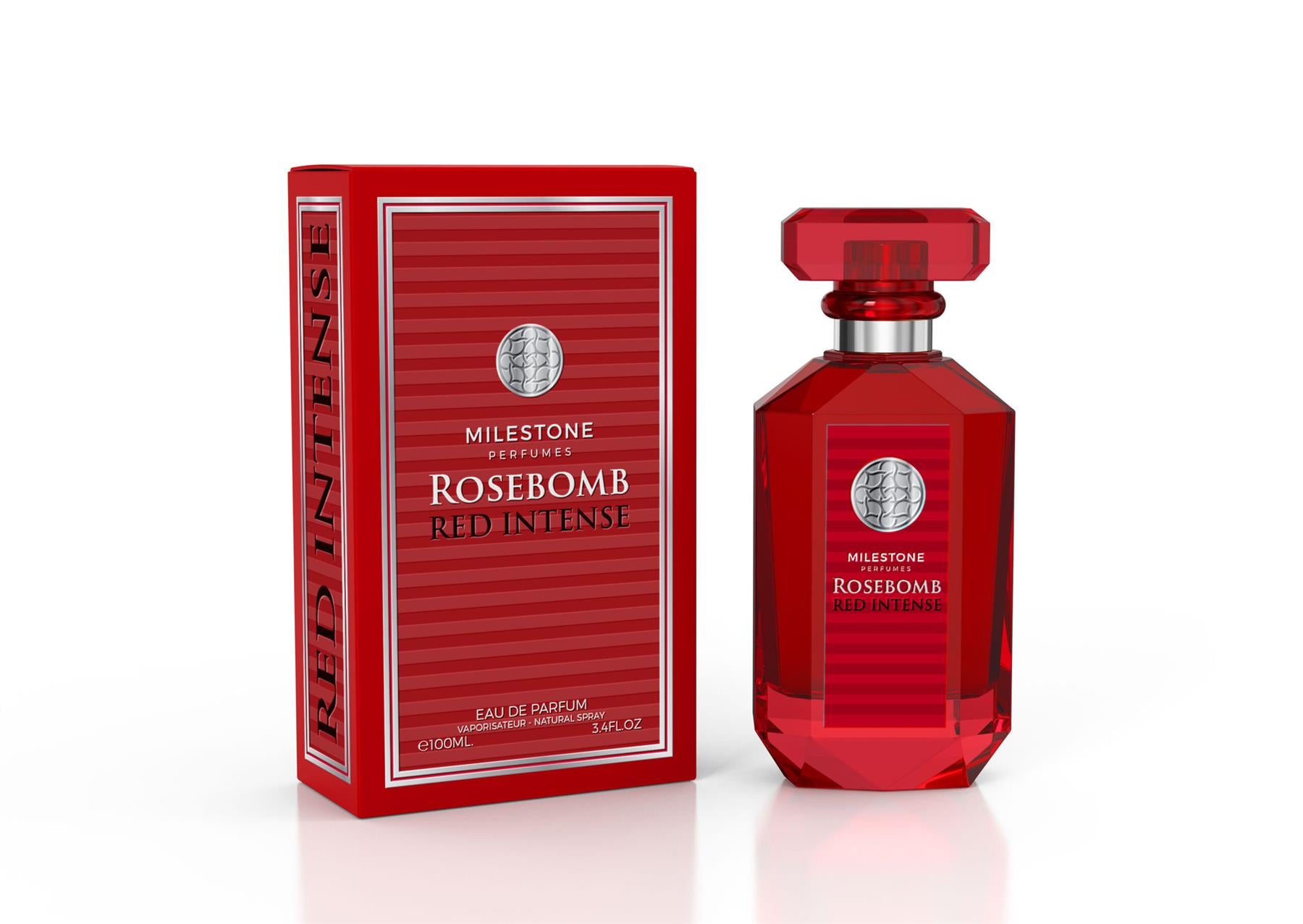 Milestone Rosebomb Red Intense EDP  100ml   מיילסטון רוז בומב רד אינטנס-pharm2u