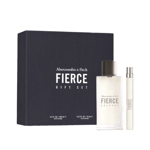 Abercrombie & Fitch - Fierce 2PCS EDC For Men 100ML + Mini 10ML - פירס מארז 2 חלקים אדק לגבר 100 מ"ל + בושם מוקטן 10 מ"ל - אברקרומבי - pharm2u