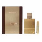 Al Haramain - Amber Oud Gold Edition EDP Unisex 200ML + Portable Refillable Mini Spray 10ML-אמבר אוד גולד אדישן אדפ יוניסקס 200 מ"ל + בקבוק מילוי 10 מ"ל - אל הרמיין - pharm2u 
