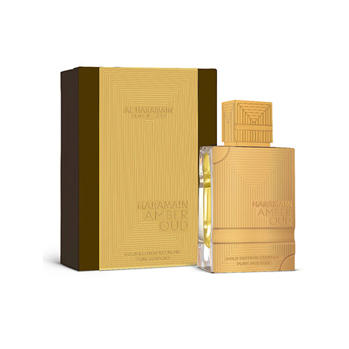 Al Haramain - Amber Oud Gold Edition Extreme Pure Perfume Unisex 100ML +  Portable Refillable Mini Spray 10ML - אמבר אוד גולד אדישן אקסטרים פיור פרפיום יוניסקס 100 מ"ל + בקבוק מילוי 10 מ"ל - אל הרמיין - pharm2u 