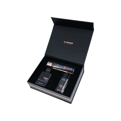 Al Haramain - Amber Oud Private Edition 3PCS EDP Unisex 75ML + Mini 30ML + Fragrance Mist 200ML - פרייבט אדישן מארז 3 חלקים אדפ יוניסקס 75 מ"ל + בושם מוקטן 30 מ"ל + פרגרנס מיסט 200 מ"ל - אל הרמיין - pharm2u 