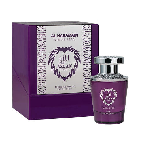 Al Haramain - Azlan Oud Amber Edition Extrait De Parfum For Women 100ML - אזלן אוד אמבר אדישן אקסטרייט דה פרפיום לאישה 100 מ"ל - אל הרמיין - pharm2u 