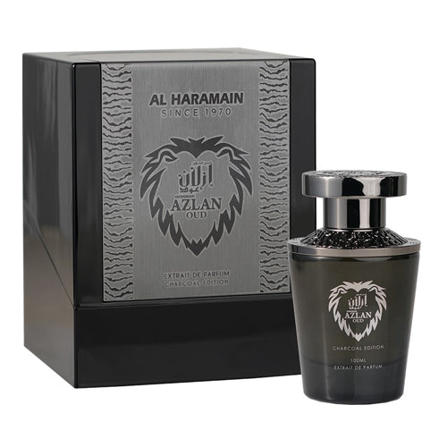 Al Haramain - Azlan Oud Charcoal Edition Extrait De Parfum For Men 100ML - אזלן אוד צ'רקואל אדישן אקסטרייט דה פרפיום לגבר 100 מ"ל - אל הרמיין - pharm2u 