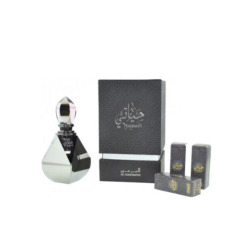 Al Haramain - Hayati Perfume Oil 4PCS Unisex 3ML + 3refillable bottles 3ML - חייאתי פרפיום אויל מארז 4 חלקים בושם 3 מ"ל + 3 בקבוקי מילוי 3 מ"ל - אל הרמיין - pharm2u 