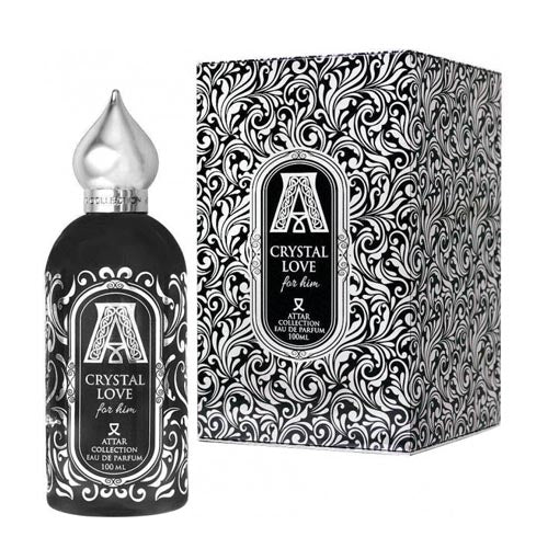 Attar Collection - Crystal Love EDP For Men 100ML קריסטל לאב אדפ לגבר 100 מ"ל - אטאר קולקשן - pharm2u 