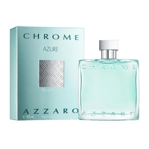 Azzaro - Chrome Azure EDT For Men 100ML - כרום אזור אדט לגבר 100 מ"ל - אזארו - pharm2u