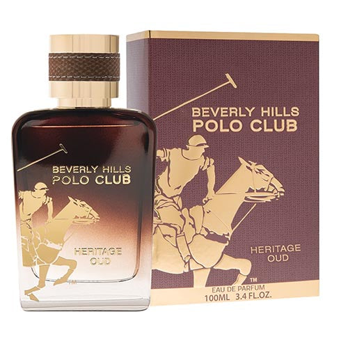 Beverly Hills Polo Club - Heritage Oud EDP For Men 100ML - הריטייג' אוד אדפ לגבר 100 מ"ל - בברלי הילס פולו קלאב - pharm2u 