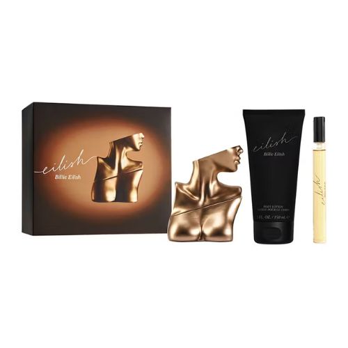 Billie Eilish - Billie Eilish 3PCS EDP For Women 100ML + BL 150ML + Mini 10ML - בילי אייליש מארז 3 חלקים אדפ לאישה 100 מ"ל + קרם גוף 150 מ"ל + בושם מוקטן 10 מ"ל - בילי אייליש - pharm2u 