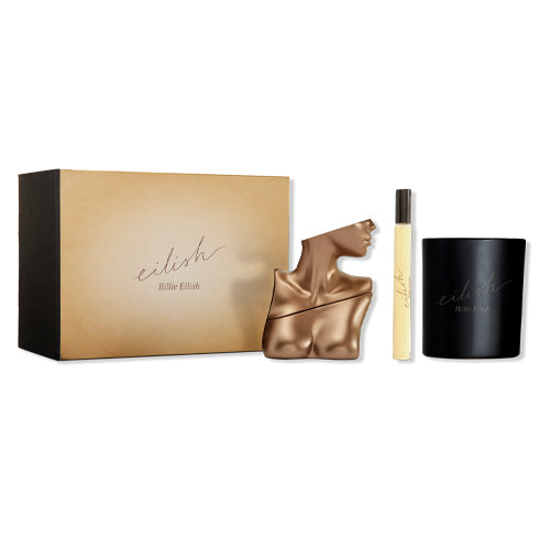 Billie Eilish - Billie Eilish 3PCS EDP For Women 100ML + BS 236ML + Candle - בילי אייליש מארז 3 חלקים אדפ לאישה 100 מ"ל + בודי ספריי 236 מ"ל + נר - בילי אייליש - pharm2u