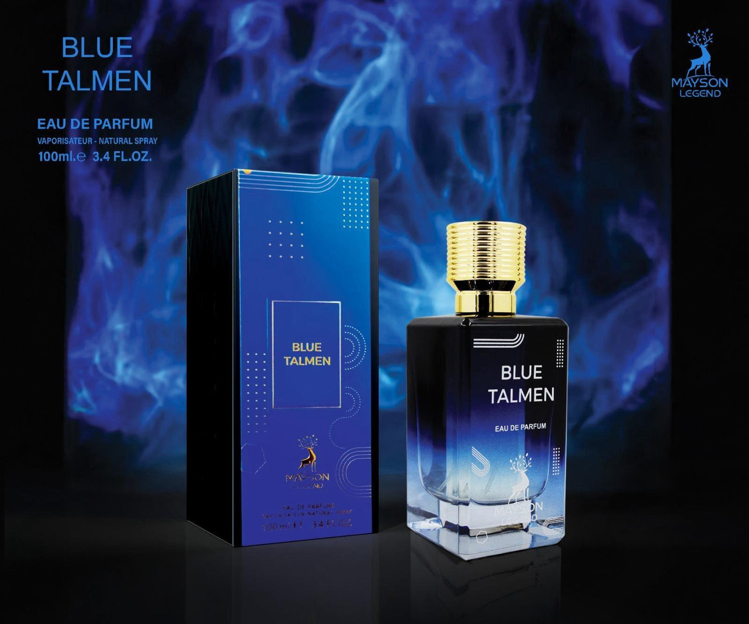 בשמי דיופ - Blue Talmen Mayson Legend Fragrance Deluxe בלו טלמן יוניסקס א.ד.פ 100 מ"ל