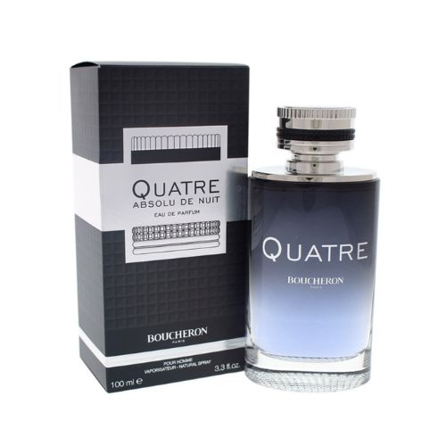 Boucheron - Quatre Absolu De Nuit Cologne EDP For Men 100ML - קווטרה אבסולו נואי קולגן אדפ לגבר 100 מ"ל - בושרון - pharm2u 