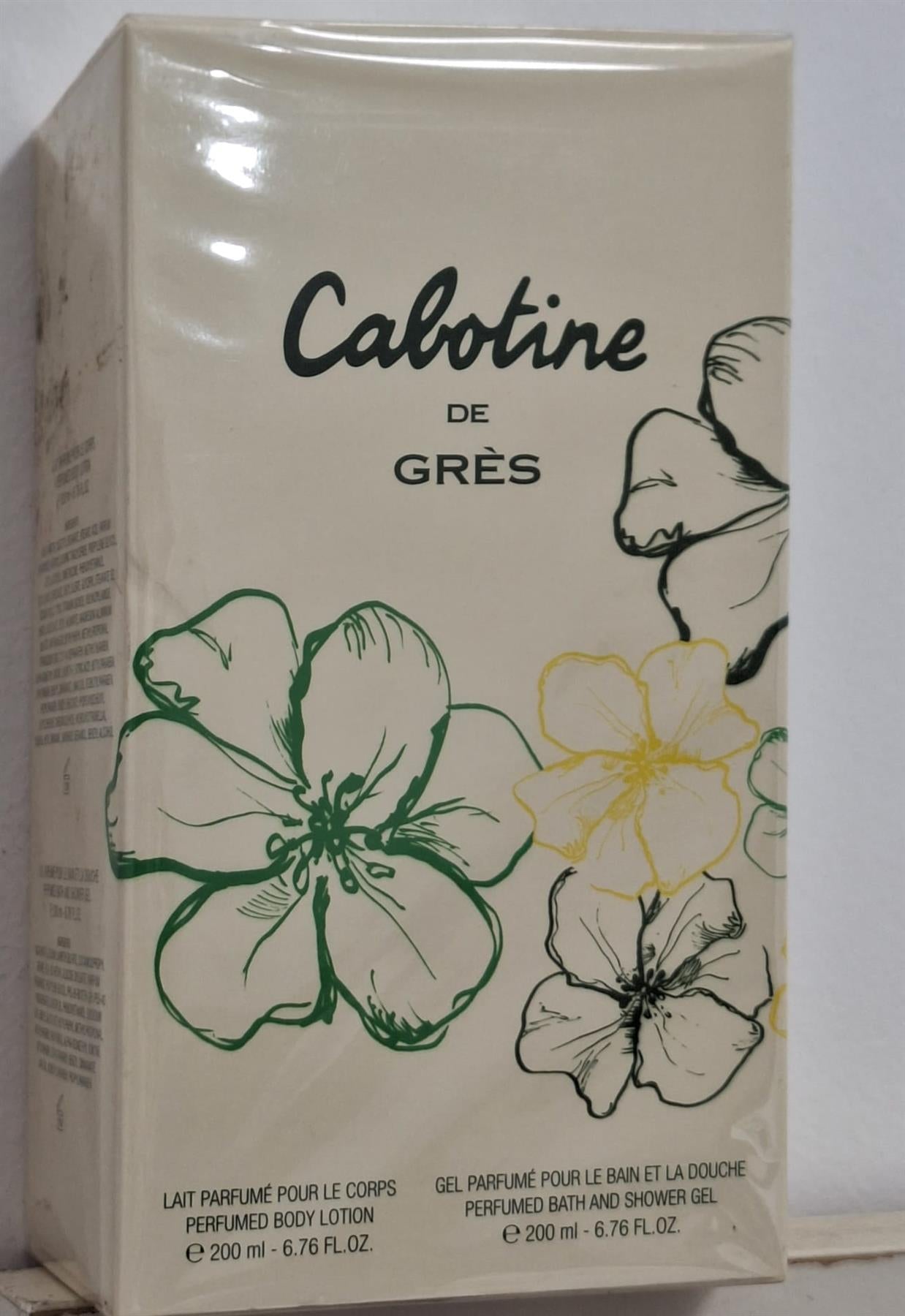 Cabotine De Gres Body Lotion+Purfumed bath & shower gel סט קבוטין קרם גוף+ג'ל רחצה מבושם 200 מ"ל כל אחת-pharm2u