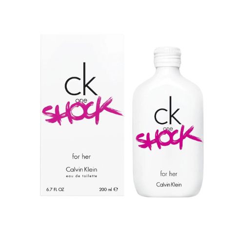 Calvin Klein - Ck One Shock EDT For Women 200ML - סי קיי וואן שוק אדט לאישה 200 מ"ל - קלווין קליין - pharm2u 