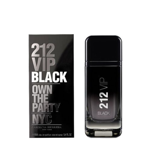 Carolina Herrera - 212 VIP Black EDP For Men 100ML - 212 וי אי פי בלאק אדפ לגבר 100 מ"ל - קרולינה הררה - pharm2u 