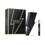 Carolina Herrera - Bad Boy 2PCS EDT For Men 100ML + Mini 10ML - באד בוי מארז 2 חלקים אדט לגבר 100 מ"ל + בושם מוקטן 10 מ"ל - קרולינה הררה - pharm2u 