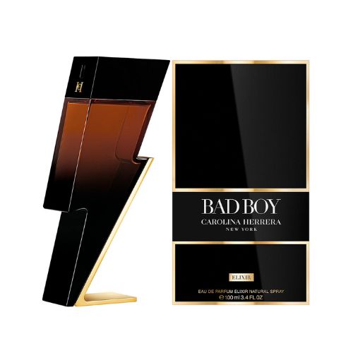 Carolina Herrera - Bad Boy Elixir EDP For Men 100ML - באד בוי אלקסיר אדפ לגבר 100 מ"ל - קרולינה הררה - pharm2u 