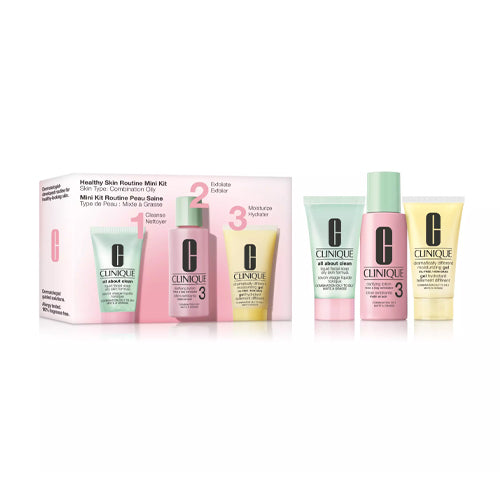 Clinique - Healthy Skin Routine Skin Type 3 Mini Kit 3PCS - מארז הלט'י סקין רוטין סקין טייפ 3 מוקטן 3 חלקים - קליניק - pharm2u