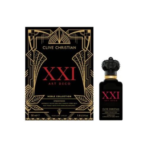 Clive Christian - Noble Collection - XXI Art Deco Amber Wood EDP For Men 50ML - נוביל קולקשן - XXI ארט דקו אמבר ווד אדפ לגבר 50 מ''ל - קלייב כריסטיאן - pharm2u 