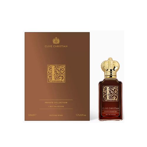 Clive Christian - Private Collection - L Red Tea Vetiver Parfum Unisex 50ML - פרייבט קולקשן - L רד טי וטיבר פרפיום יוניסקס 50 מ''ל - קלייב כריסטיאן - pharm2u 