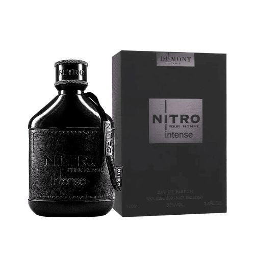 Dumont - Nitro Black Intense EDP For Men 100ML - ניטרו בלאק אינטנס אדפ לגבר 100 מ"ל - דומונט - pharm2u 