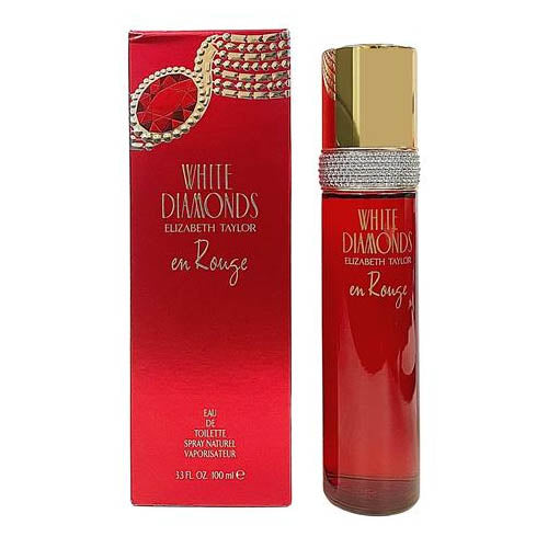 Elizabeth Taylor - White Diamonds En Rouge EDT For Women 100ML - וויט דיימונדס אן רוג' אדט לאישה 100 מ"ל - אליזבת טיילור - pharm2u 