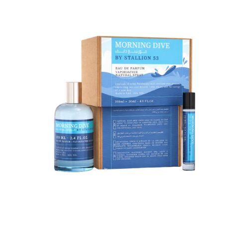 Emper - Morning Dive 2PCS EDP Unisex 100ML + Mini 20ML - מורנינג דייב מארז 2 חלקים אדפ יוניסקס 100 מ"ל + בושם מוקטן 20 מ"ל - אמפר - pharm2u 