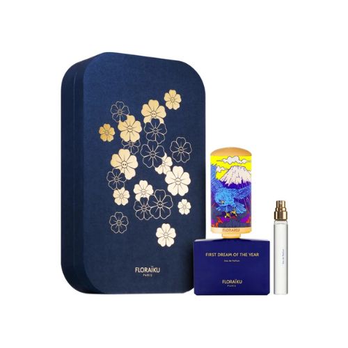 Floraiku Paris - First Dream Of The Year 2PCS EDP Unisex 50ML + Mini 10ML - פירסט דרים אוף דה ייר מארז 2 חלקים אדפ יוניסקס 50 מ"ל + בושם מוקטן 10 מ"ל - פלורייקו פריז - pharm2u 