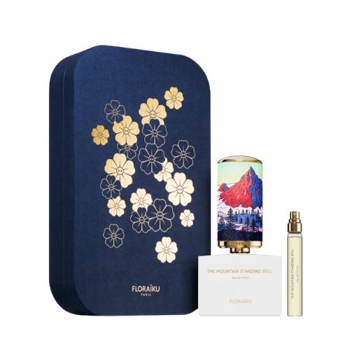 Floraiku Paris - The Mountain Standing Still 2PCS EDP Unisex 50ML + Mini 10ML - דה מאונטיין סטנדינג סטיל מארז 2 חלקים אדפ יוניסקס 50 מ"ל + בושם מוקטן 10 מ"ל - פלורייקו פריז - pharm2u 