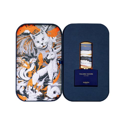 Floraiku Paris - Volcanic Flowers 2PCS EDP Unisex 50ML + Mini 10ML - וולקניק פלאוורס מארז 2 חלקים אדפ יוניסקס 50 מ"ל + בושם מוקטן 10 מ"ל - פלורייקו פריז - pharm2u 