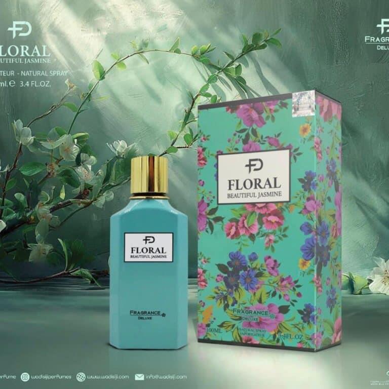 Floral Beautiful Jasmine Fragrance Deluxe EDP 100ml פלורל ביוטיפול ג'סמין פרגרנס דלוקס - pharm2u 
