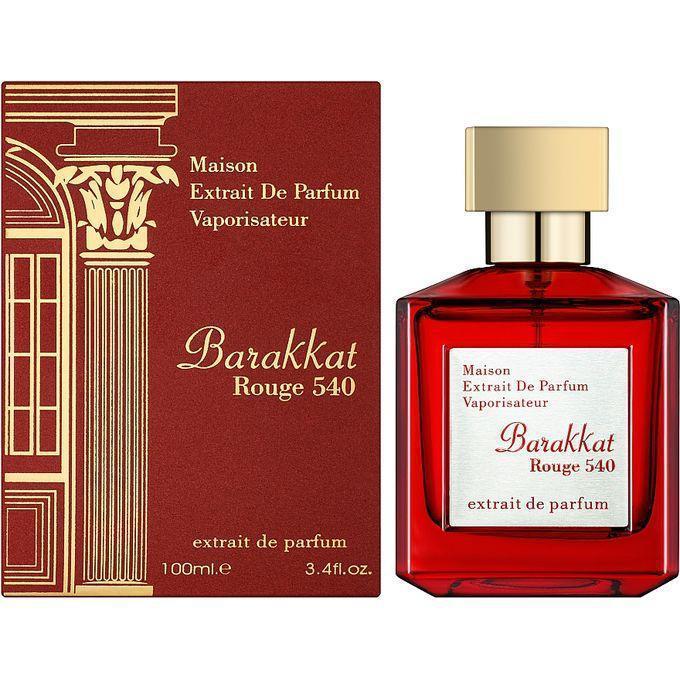 Fragrance Deluxe   Barakkat Rouge 540 Extrait de Parfum 100ml פרגרנס דלוקס ברקאת רוז' יוניסקס - pharm2u 