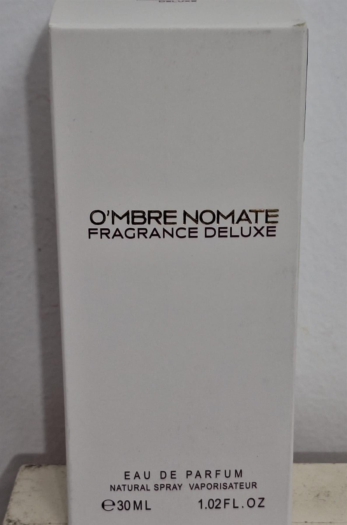 Fragrance Deluxe Ombre Nomate EDP 30ml פרגרנס דלוקס אומברה נומט בושם לגבר - pharm2u 