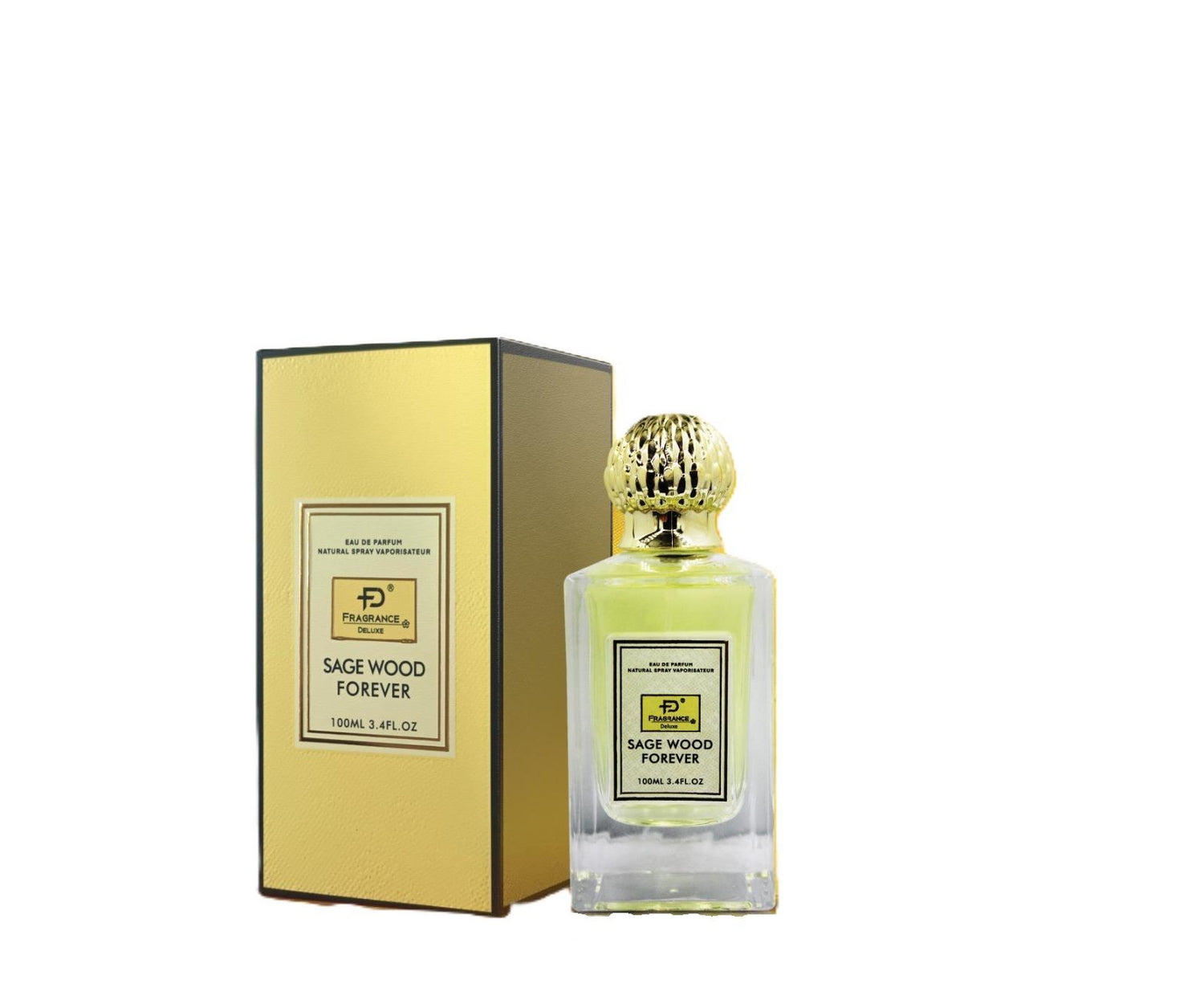 Fragrance Deluxe Sage Wood Forever סאג' ווד פורוור פרגרנס דלוקס יוניסקס א.ד.פ 100 מ"ל - pharm2u 