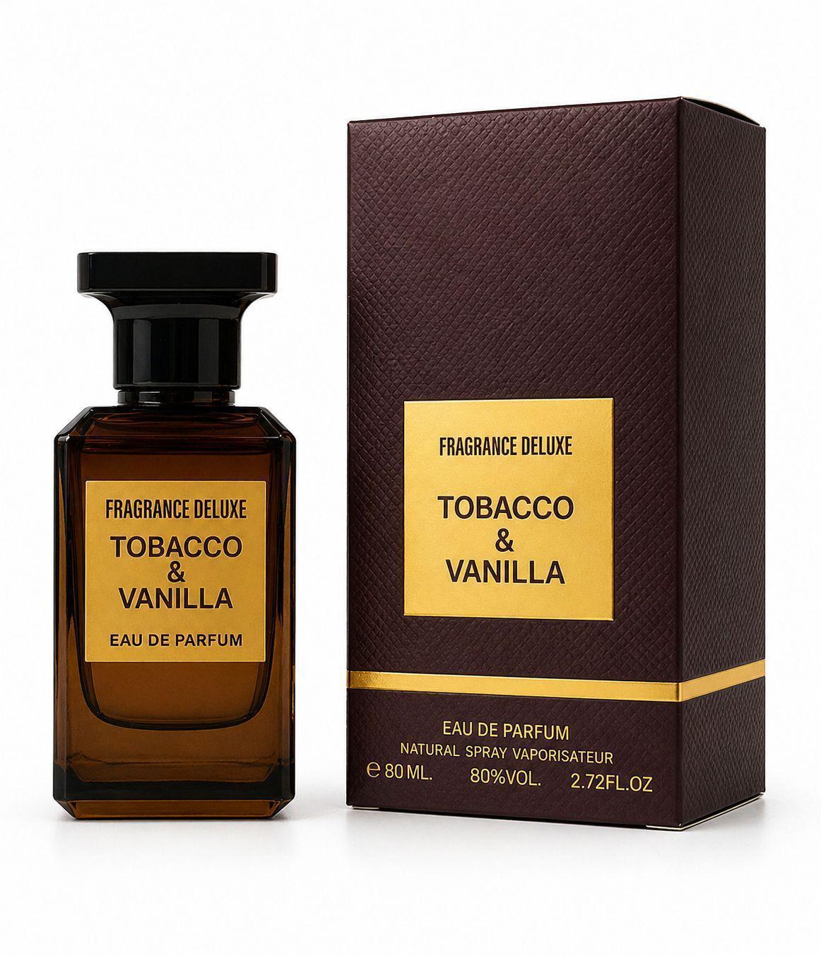 Fragrance Deluxe Tobacco & Vanilla EDP 100ml פרגרנס דלוקס טובקו ונילה בושם יוניסקס - pharm2u