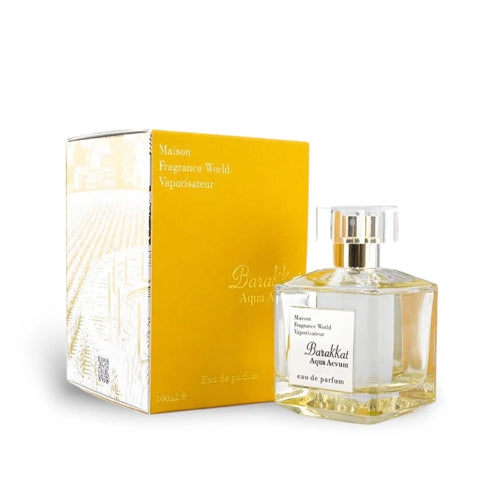 Fragrance World - Barakkat Aqua Aevum EDP Unisex 100ML - בראקאת אקווה אאוום אדפ יוניסקס 100 מ"ל - פרגרנס וורלד - pharm2u 