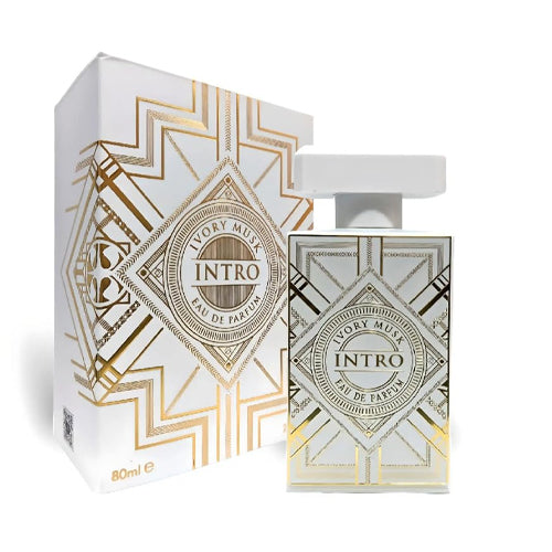 Fragrance World - Intro Ivory Musk EDP Unisex 80ML - אינטרו אייבורי מאסק אדפ יוניסקס 80 מ"ל - פרגרנס וורלד - pharm2u 