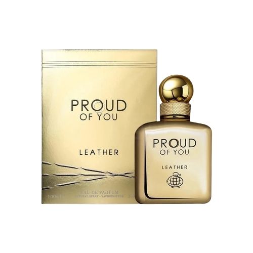 Fragrance World - Proud Of You Leather EDP For Men 100ML - פראוד אוף יו לטר אדפ לגבר 100 מ"ל - פרגרנס וורלד - pharm2u