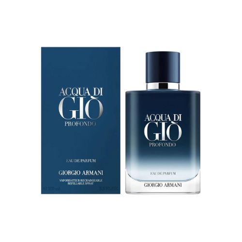 Giorgio Armani - Acqua Di Gio Profondo EDP For Men 100ML - אקווה דה ג'יאו פרופונדו אדפ לגבר 100 מ"ל - ג'ורג'יו ארמני - pharm2u 