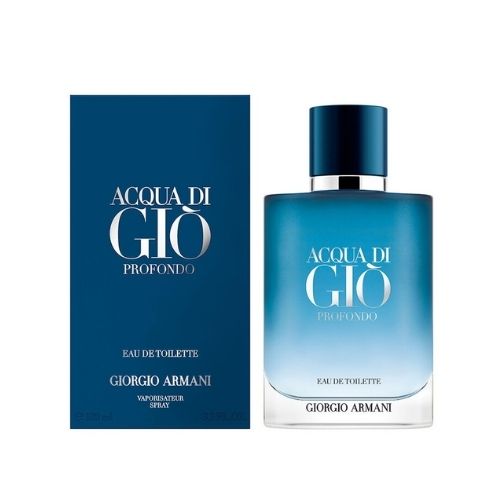 Giorgio Armani - Acqua Di Gio Profondo EDT For Men 100ML - אקווה דה ג'יאו פרופונדו אדט לגבר 100 מ"ל - ג'ורג'יו ארמני - pharm2u 