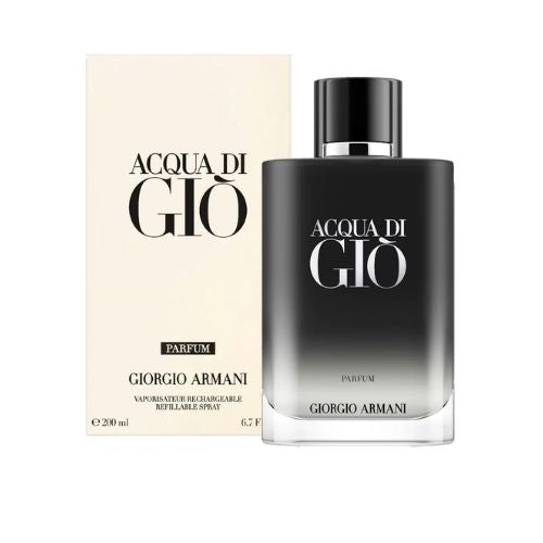 Giorgio Armani - Acqua di Gio Parfum For Men 200ML - אקווה דה ג'יאו פרפיום לגבר 200 מ"ל - ג'ורג'יו ארמני - pharm2u 
