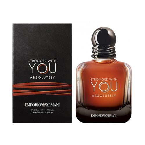 Giorgio Armani - Stronger With You Absolutely EDP For Men 100ML - סטרונגר וויט יו אבסולוטלי אדפ לגבר 100 מ"ל - ג'ורג'יו ארמני - pharm2u 