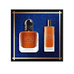Giorgio Armani - Stronger With You Intensely 2PCS EDP For Men 100ML + Mini 15ML - סטרונגר וויט יו אינטנסלי מארז 2 חלקים אדפ לגבר 100 מ"ל + בושם מוקטן 15 מ"ל - ג'ורג'יו ארמני - pharm2u 