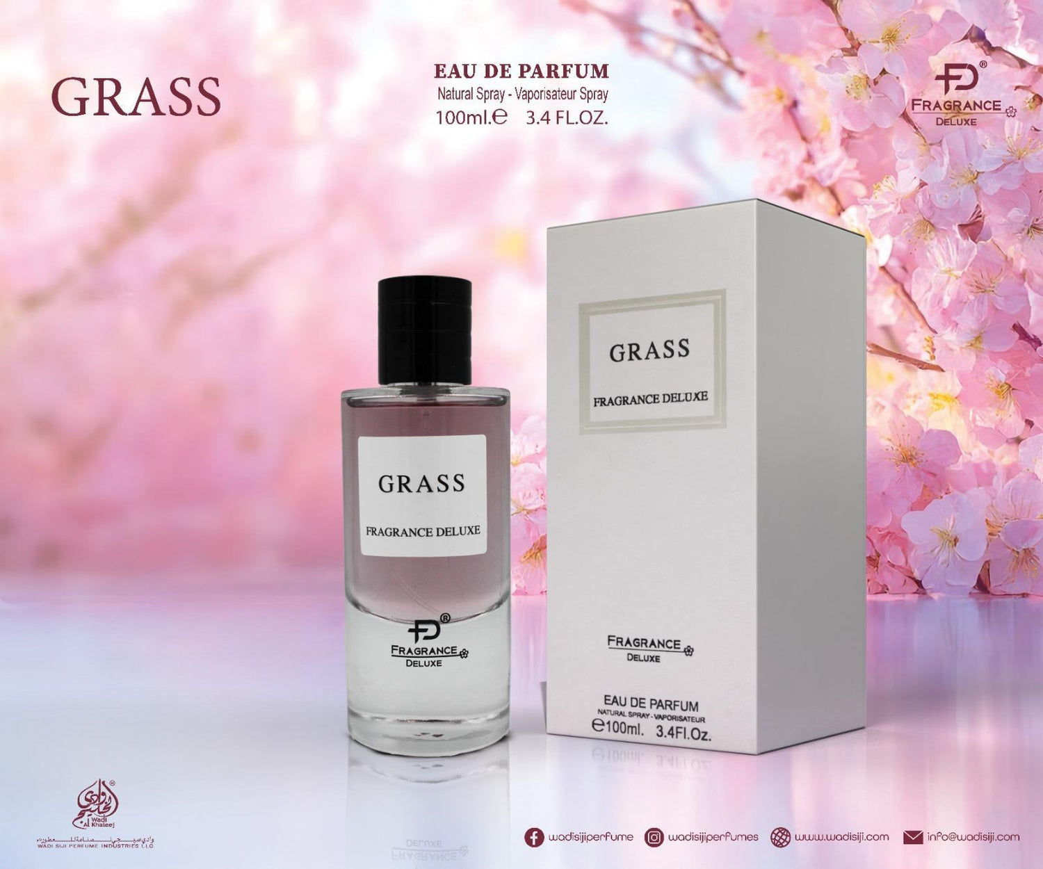 בשמי דיופ - Grass Fragrance Deluxe EDP 100 Ml גראס פרגרנס דלוקס בושם יוניסקס