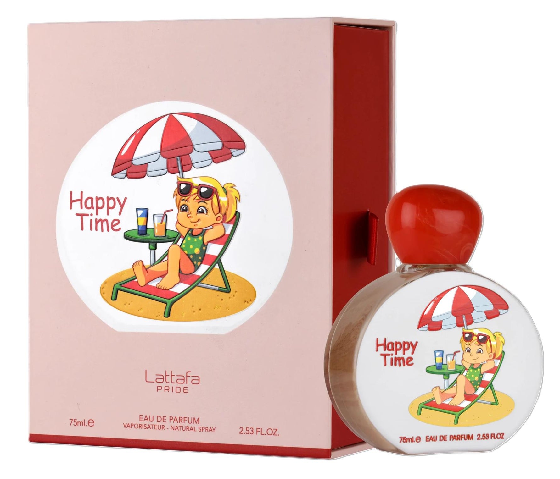 Happy Time Lattafa Pride הפי טיים בושם לילדים ולילדות א.ד.פ 75 מ"ל-pharm2u