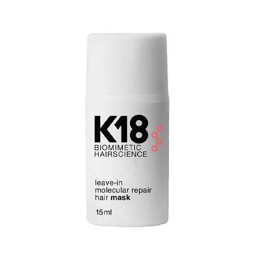 K18 - Leave In Molecular Repair 15ML - מסכה ללא שטיפה לתיקון ושיקום מולקולרי של השיער 15 מ"ל - קיי 18 - pharm2u 