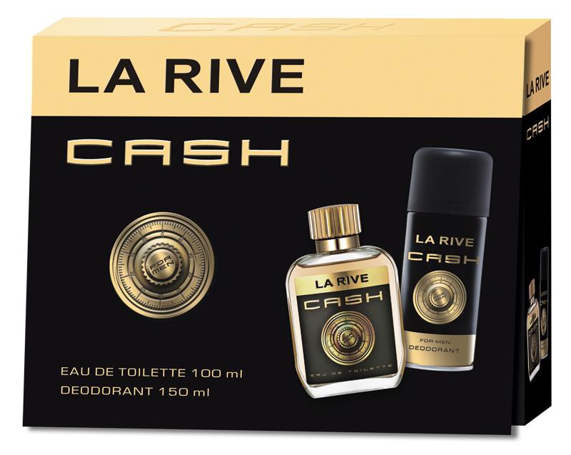 סט לגבר LA RIVE CASH בושם + דאודורנט-pharm2u