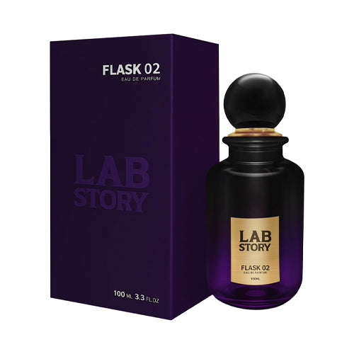 Lab Story - Flask 02 EDP Unisex 100ML - פלאסק 02 אדפ יוניסקס 100 מ"ל - לאב סטורי - pharm2u 