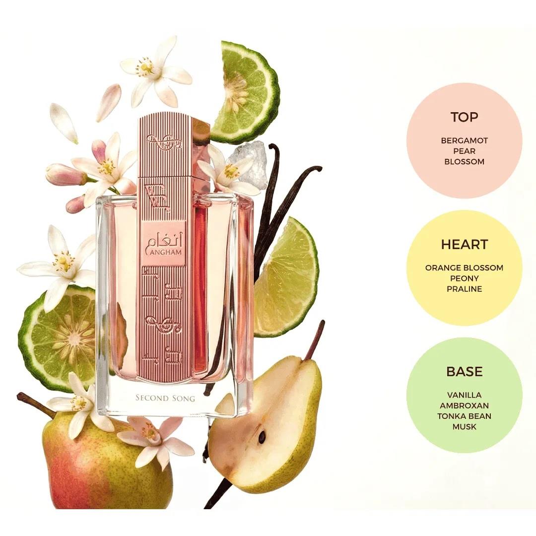 Lattafa  Angham Second Song EDP 100ml לטאפה אנגהם סקנד סונג בושם לאישה - pharm2u 