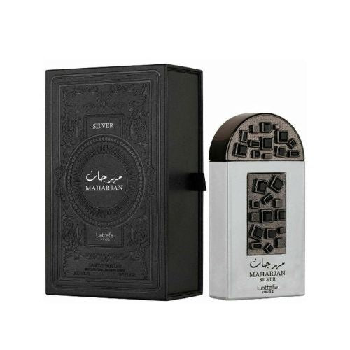 Lattafa - Maharajan Silver EDP Unisex 100ML - מהרג'אן סילבר אדפ יוניסקס 100 מ"ל - לטאפה - pharm2u 